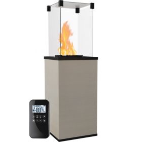 Kratki teraszmelegítő kő előlappal távirányítóval patio mini filo oro