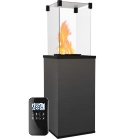 Kratki teraszmelegítő kő előlappal patio mini filo pece