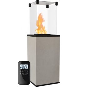 Kratki teraszmelegítő fokos sale kő előlappal távirányítóval patio mini