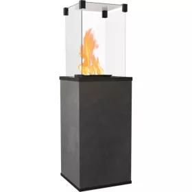 Kratki teraszmelegítő kő előlappal manuális patio mini blend nero