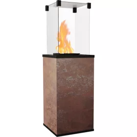 Kratki teraszmelegítő kő előlappal manuális patio mini oxide moro