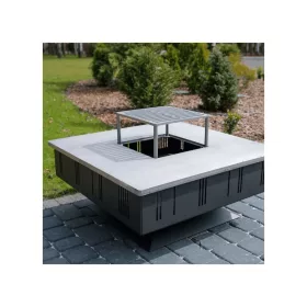 Kratki grill quadrum