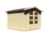 Karibu fából készült kerti ház AMBERG 4 (82973) natur