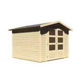 Karibu fából készült kerti ház AMBERG 4 (82973) natur