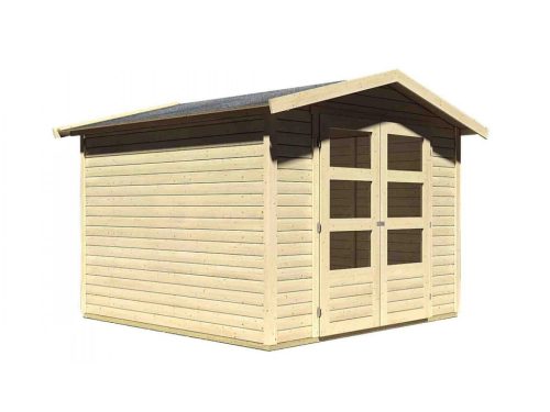 Karibu fából készült kerti ház AMBERG 4 (82973) natur