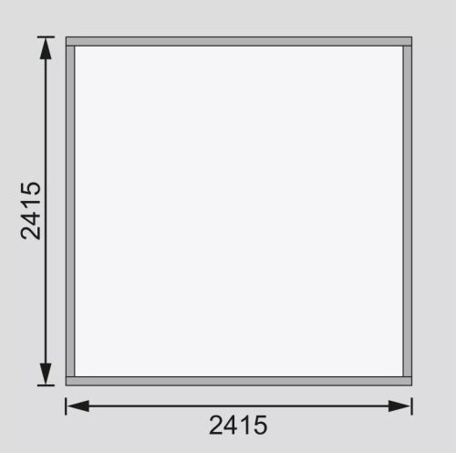 Karibu fából készült kerti ház AMBERG 4 (82973) natur
