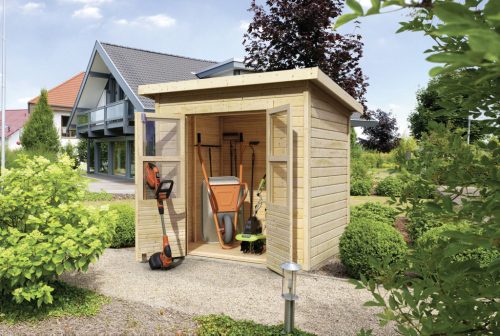 Karibu fából készült kerti ház Merseburg 2 (68150) natur