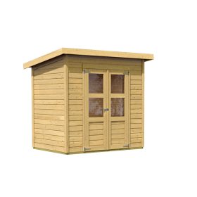 Karibu fából készült kerti ház Merseburg 3 (68152) natur