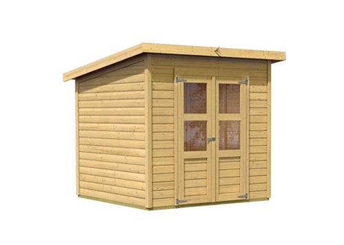 Karibu fából készült kerti ház Merseburg 4 (68154) natur