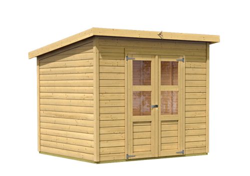 Karibu fából készült kerti ház Merseburg 5 (68156) natur