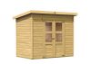 Karibu fából készült kerti ház Merseburg 6 (73065) natur