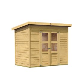 Karibu fából készült kerti ház Merseburg 6 (73065) natur