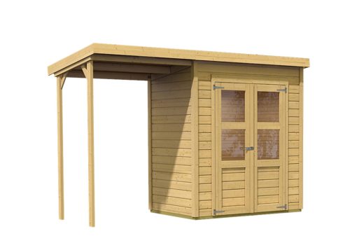 Karibu fából készült kerti ház Merseburg 2 (68762) natur