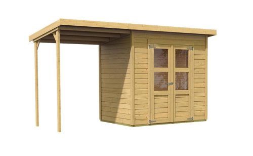 Karibu fából készült kerti ház Merseburg 3 (68763) natur