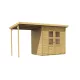 Karibu fából készült kerti ház Merseburg 3 (68763) natur