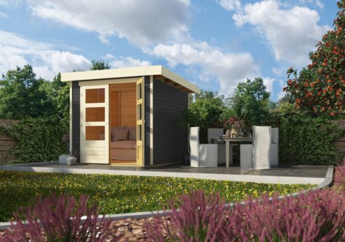 Karibu fából készült kerti ház Askola 2 (82901) terragrau