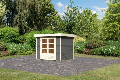 Karibu fából készült kerti ház Askola 3 (82902) terragrau