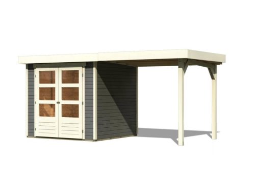 Karibu fából készült kerti ház Askola 2 (82904) terragrau