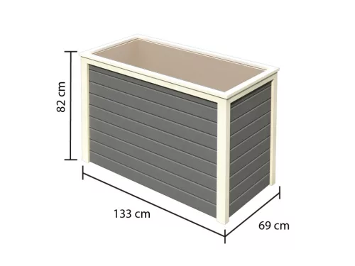 Karibu magaságyás HOCHBEET 191 (64565) terragrau