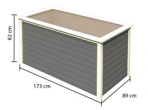 Karibu magaságyás HOCHBEET 192 (64571) terragrau