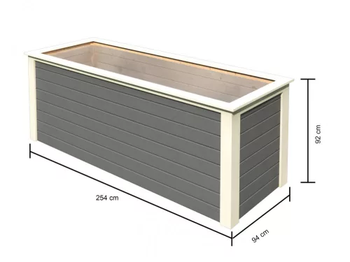 Karibu magaságyás HOCHBEET 282 (91550) terragrau