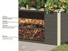 Karibu magaságyás HOCHBEET 282 (91550) terragrau