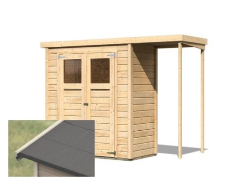 Karibu fából készült kerti ház DEVIN (23486) natur