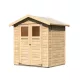 Karibu fából készült kerti ház Dahme 2 (42560) natur