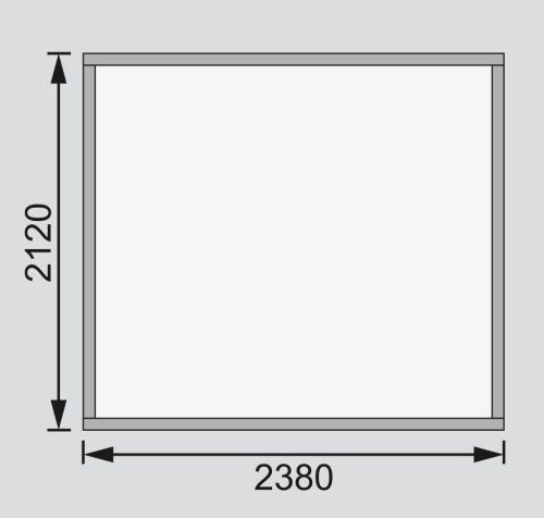 Karibu fából készült kerti ház Kerko 3 (82926) natur