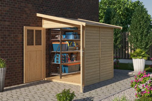 Karibu fából készült kerti ház Wandlitz 2 (54600) natur