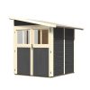 Karibu fából készült kerti ház Wandlitz 2 (73072) terragrau