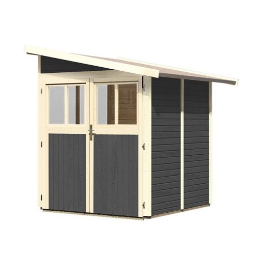 Karibu fából készült kerti ház Wandlitz 2 (73072) terragrau