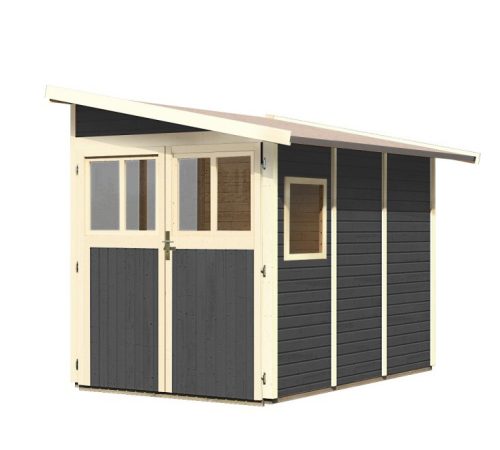 Karibu fából készült kerti ház Wandlitz 3 (73073) terragrau