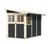 Karibu fából készült kerti ház Wandlitz 3 (38749) antracit