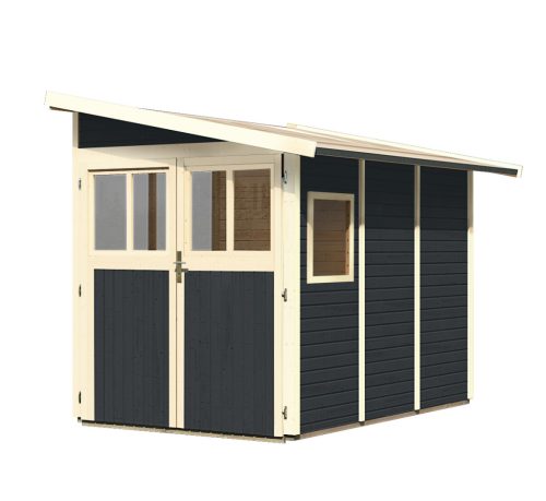 Karibu fából készült kerti ház Wandlitz 3 (38749) antracit