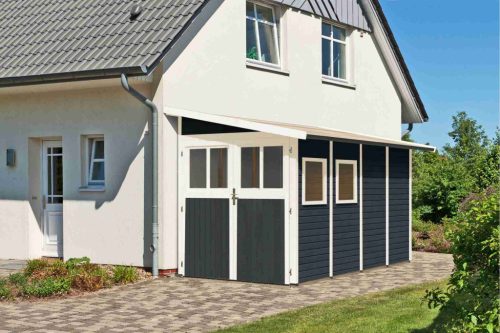 Karibu fából készült kerti ház Wandlitz 4 (73074) antracit