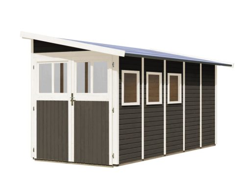 Karibu fából készült kerti ház Wandlitz 5 (73075) terragrau