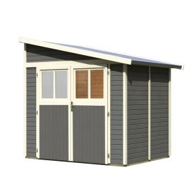 Karibu fából készült kerti ház Bomlitz 2 (8884) terragrau