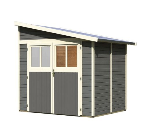 Karibu fából készült kerti ház Bomlitz 2 (8884) terragrau