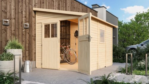 Karibu fából készült kerti ház Bomlitz 3 (68862) natur