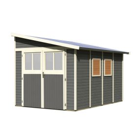 Karibu fából készült kerti ház Bomlitz 4 (8887) terragrau