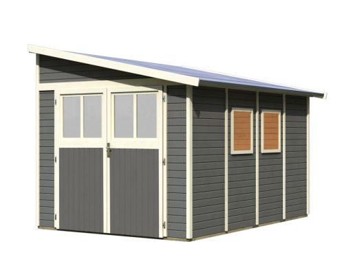 Karibu fából készült kerti ház Bomlitz 4 (8887) terragrau