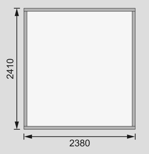 Karibu fából készült kerti ház Askola 3,5 (77715) natur