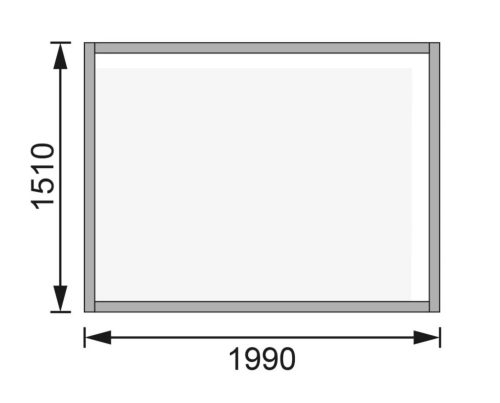 Karibu fából készült kerti ház Glucksburg 2 (68189) natur