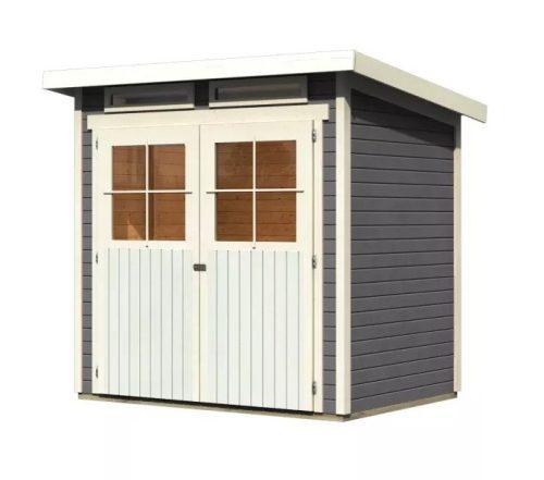 Karibu fából készült kerti ház Glucksburg 2 (68190) terragrau