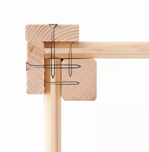 Karibu fából készült kerti ház Glucksburg 2 + egy menedéket 190 cm (83230) terragrau