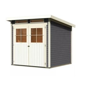 Karibu fából készült kerti ház Karibu Glucksburg 3 (68214) terragrau