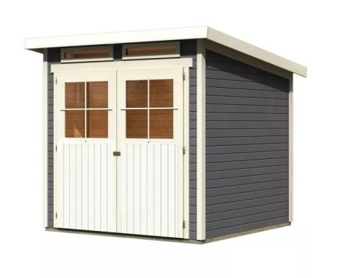 Karibu fából készült kerti ház Karibu Glucksburg 3 (68214) terragrau