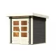 Karibu fából készült kerti ház KANDERN 1 (82985) terragrau