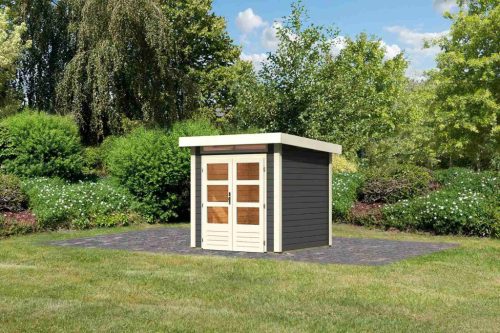 Karibu fából készült kerti ház KANDERN 1 (82985) terragrau